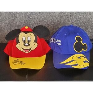 Disney‎ Parks Mickey Mouse Oceanear Club Youth Baseball Cap Set Casual Kidcore
